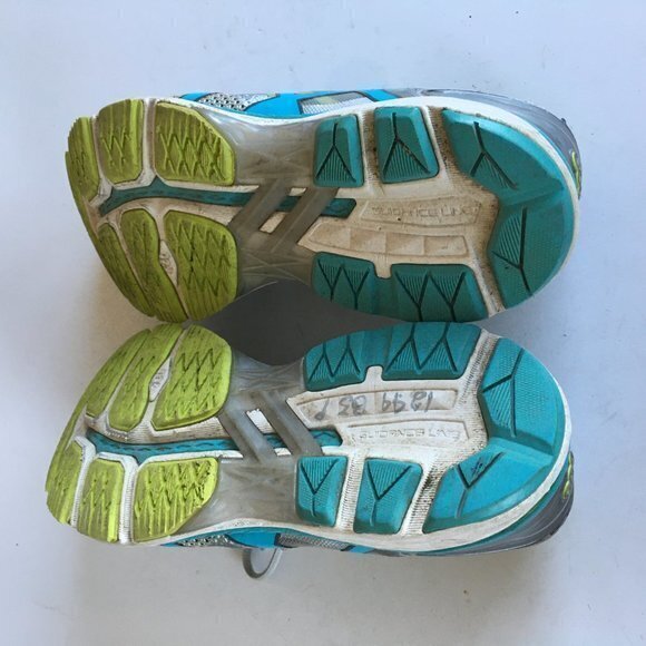 Asics GT-2000 V4 Silver/Turquoise/Lime Shoes - Picture 8 of 8